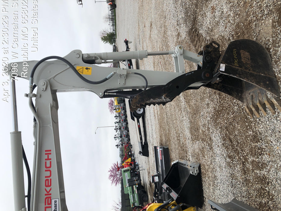 2020 TAKEUCHI TB250-2C