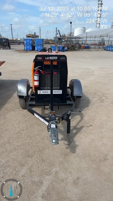 2022 Lincoln Electric LE400 Kubota V1505, Trlr, Cable Rack, Light Kit, ES Decals, T3