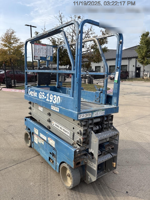 2016 Genie GS-1930 Genie GS1930 Scissor Lift