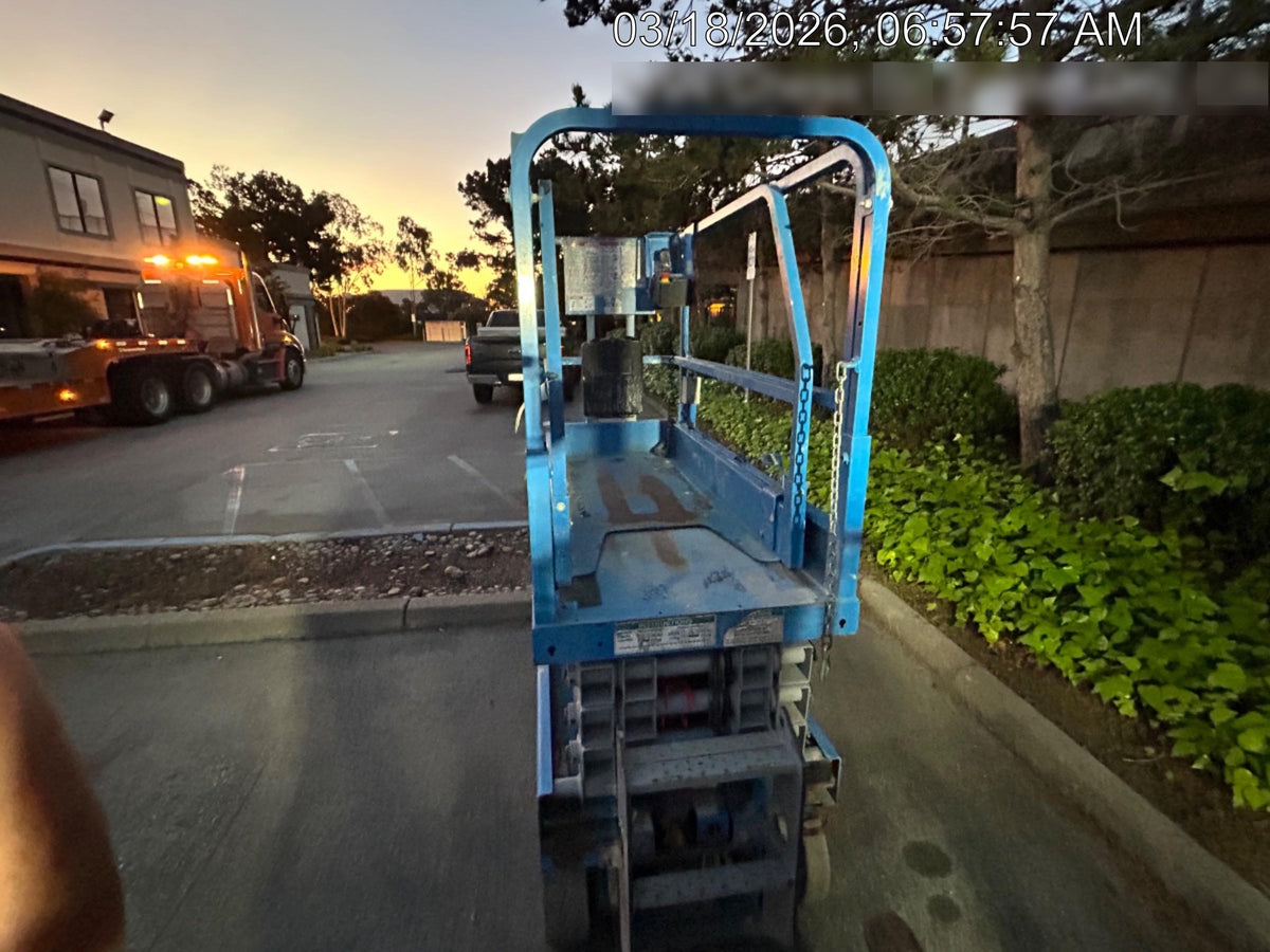 2020 Genie GS-1930 Fixed rails with chain entry gate - Pre A92.20, 800W Inverter