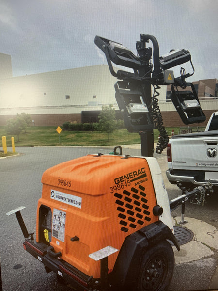 2024 Generac MLT2 Diesel, Flex Switch 120V Input, Powerzone Controller, 
(4) 320W LED Lights, 4kW Generator, 39.9 Gal Fuel Tank, 2" Ball, T3