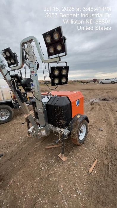 2024 Wanco WLTT-4MM4K Diesel, Deep Sea Controller, Shore Power Plug, Auto Start, (4) 350W LED Floodlights, 4kW Generator, 60 Gal Fuel Tank, 2" Ball, T3