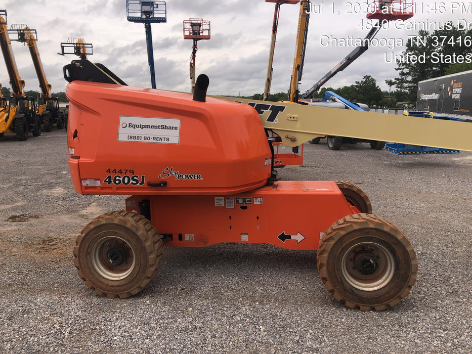 2019 JLG 460SJ Deutz Diesel Engine, FF Non Marking Tires, Rotating Beacon, Welder-Ready Package