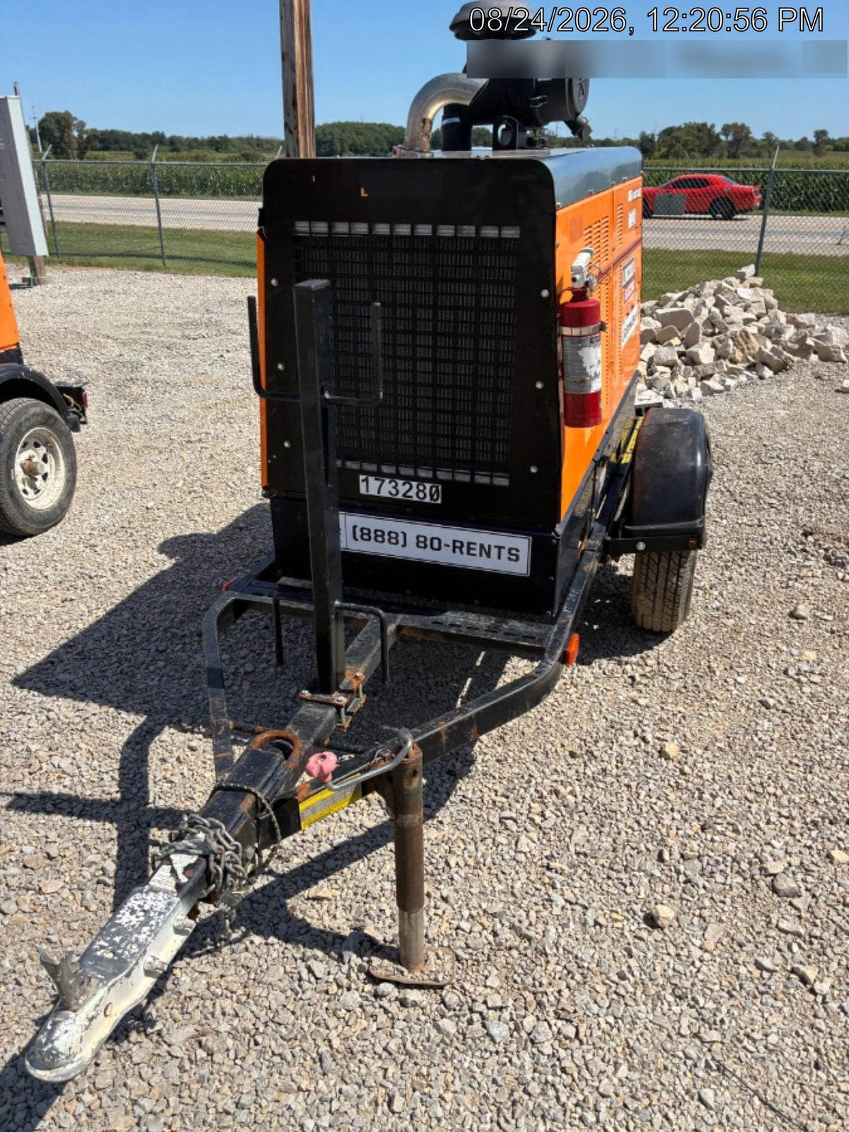 2021 Lincoln Electric Vantage 549X Ready Pak 3, ORANGE (includes trailer, cable rack, fender light kit)