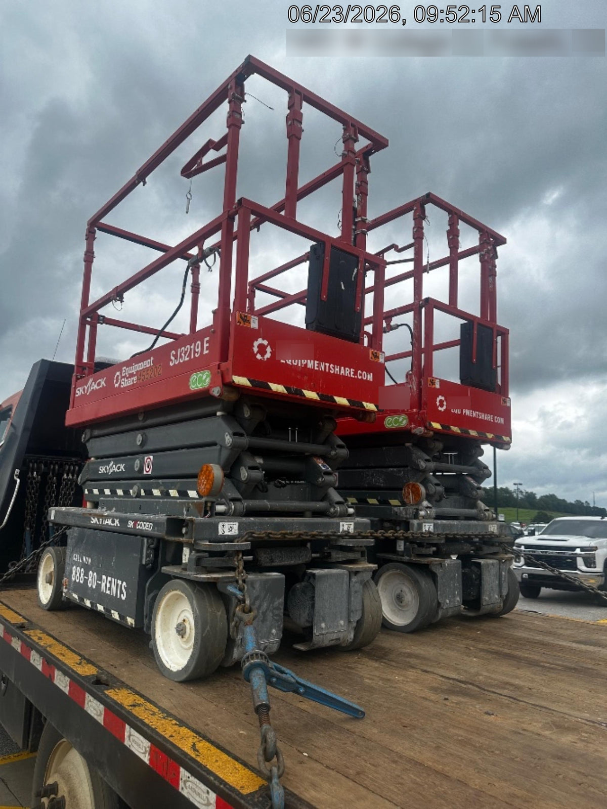 2024 Skyjack SJ3219 Electric Drive, Sld NM Tires, DBcns, RFRails, Power to Platform, T3 + Access Control