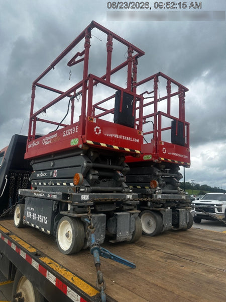 2024 Skyjack SJ3219 Electric Drive, Sld NM Tires, DBcns, RFRails, Power to Platform, T3 + Access Control