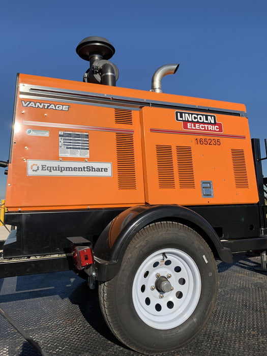 2021 Lincoln Electric Vantage 549X Ready Pak 3, ORANGE (includes trailer, cable rack, fender light kit)