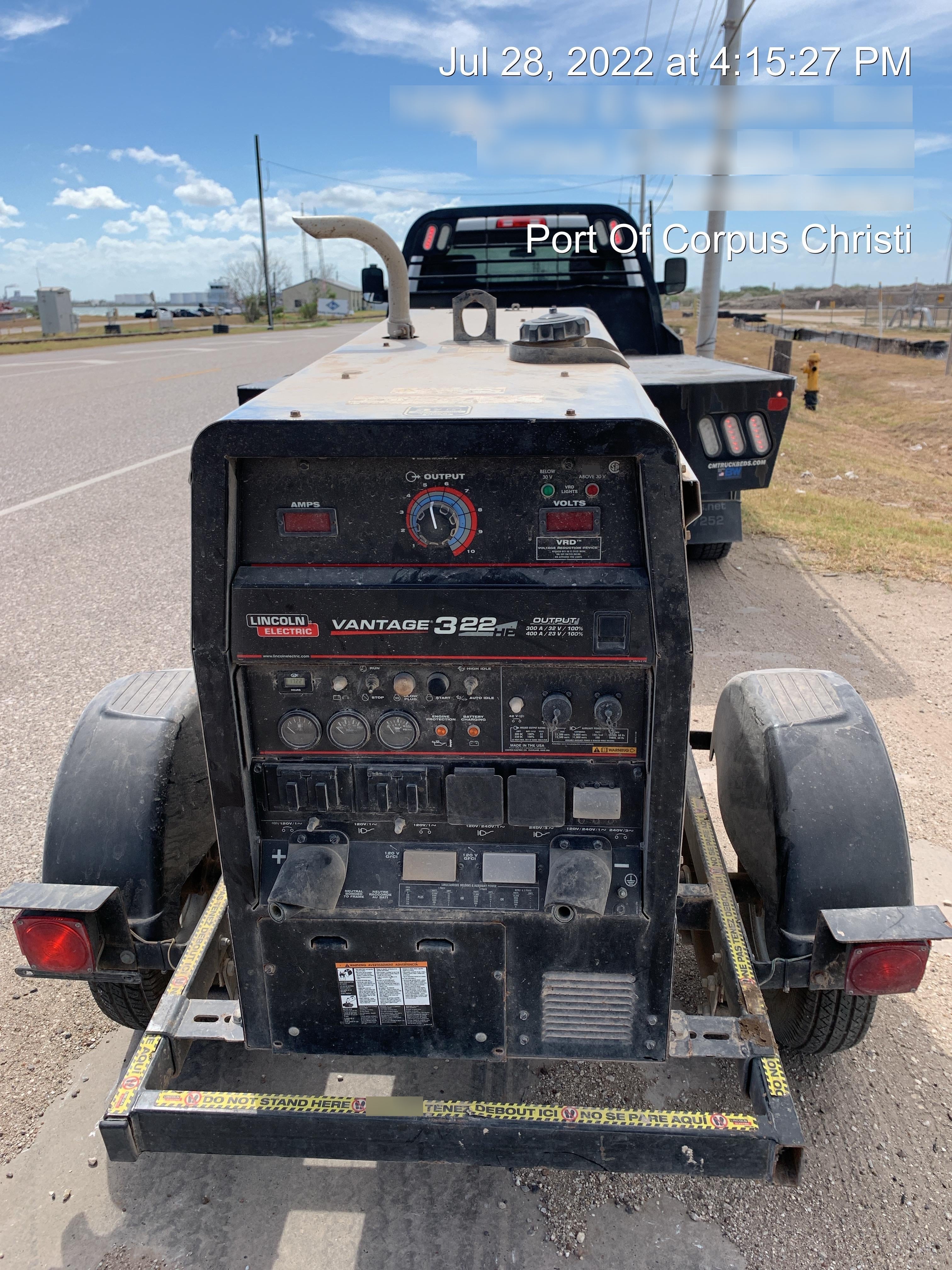2021 Lincoln Electric Vantage 322 Ready Pak 3