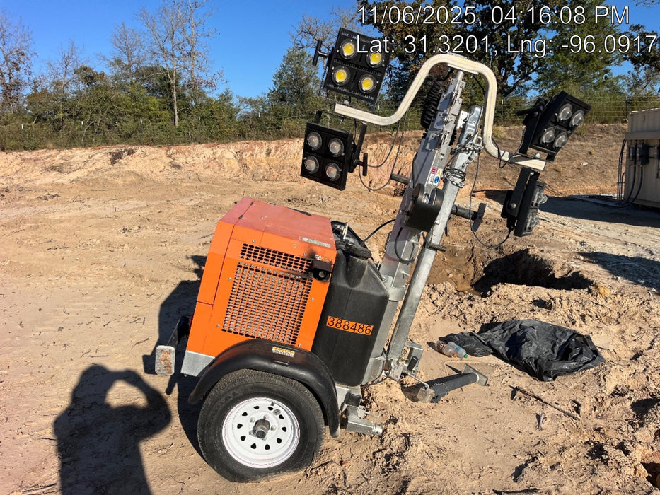 2024 Wanco WLTT-4MM4K Diesel, Deep Sea Controller, Shore Power Plug, Auto Start, (4) 350W LED Floodlights, 4kW Generator, 60 Gal Fuel Tank, 2" Ball, T3