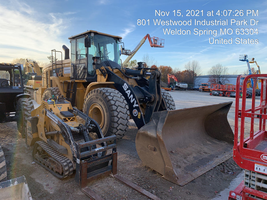 2018 Sany SW405K RETAIL-Standard - Paladin Quick Couplers, Paladin QC 4 yard Buckets, Paladin QC 72" Forks