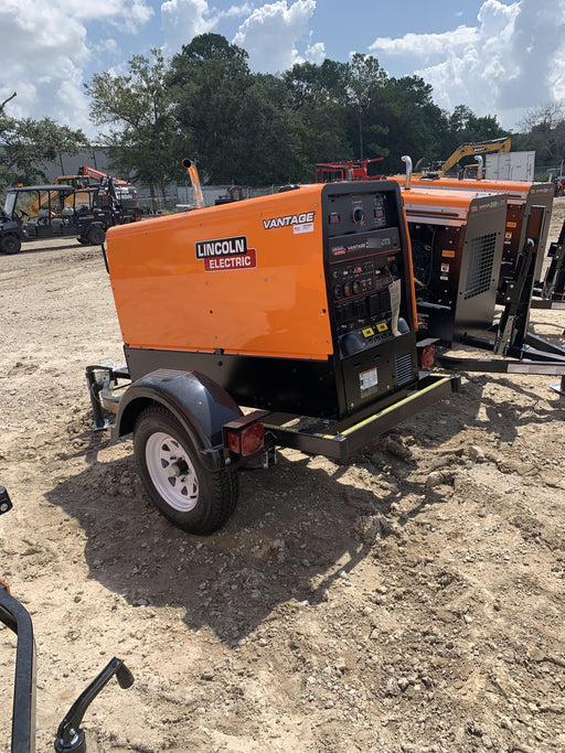 2021 Lincoln Electric Vantage 322 Vantage 322 Ready Pak 3 w/ Decals, ORANGE (includes trailer, cable rack, fender light kit) NO Telematics