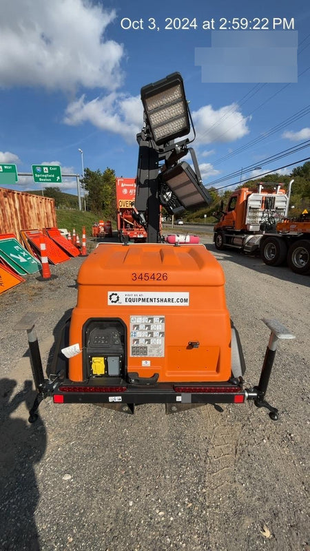 2023 Generac MLT2 Diesel, Flex Switch 120V Input, Powerzone Controller, (4) 320W LED Lights, 4kW Generator, 39.9 Gal Fuel Tank, 2" Ball, T3