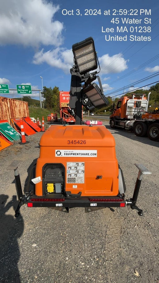 2023 Generac MLT2 Diesel, Flex Switch 120V Input, Powerzone Controller, (4) 320W LED Lights, 4kW Generator, 39.9 Gal Fuel Tank, 2" Ball, T3