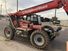 2020 Manitou MTA10055 Cab/Heat/Air, LED Work Lights, Solid Tires, Lift Hook, Beacon, Auxiliary Hydraulics w/66" Carriage and 60" Forks