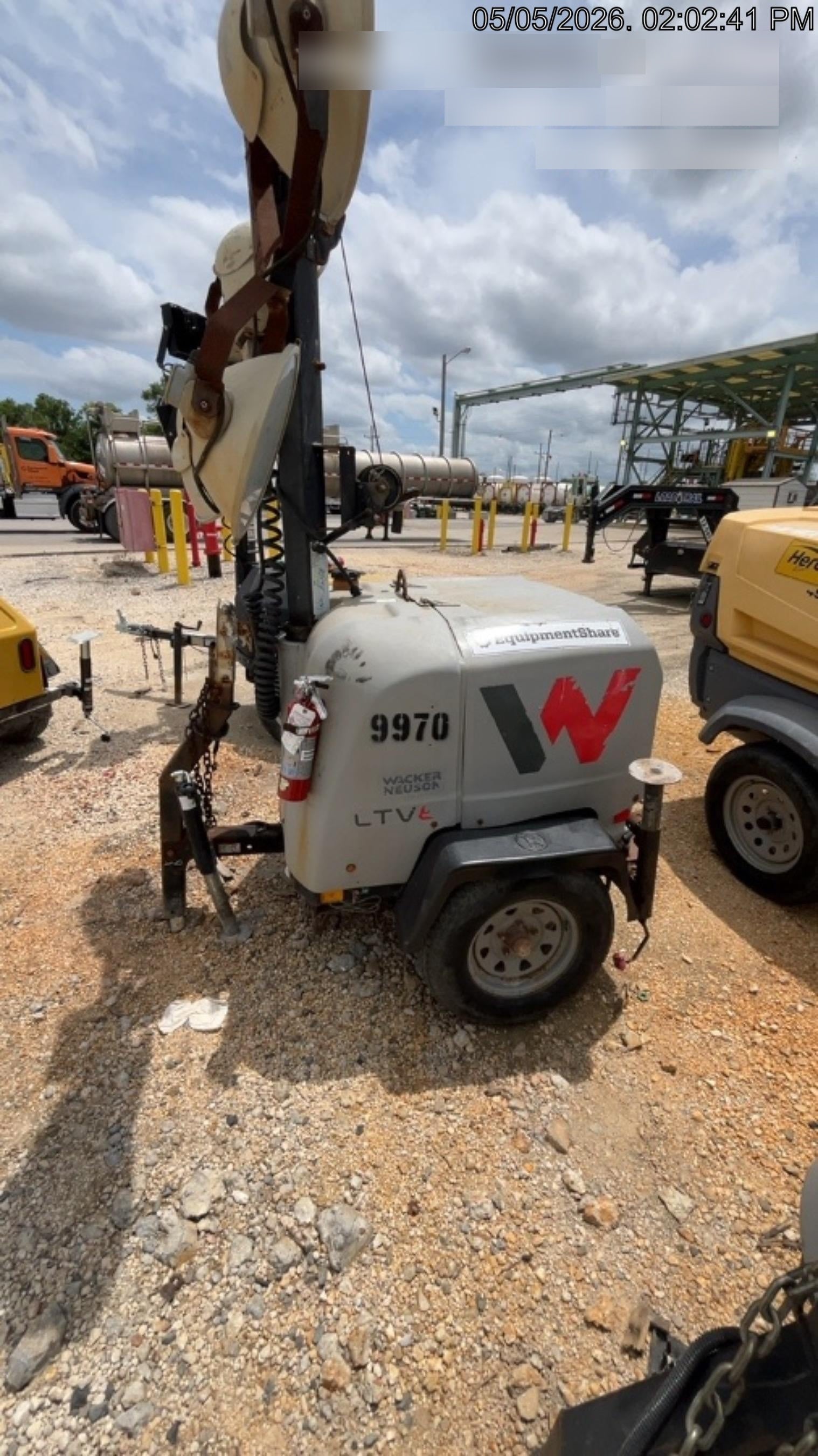 Wacker Neuson LTV6K-MH Wacker Neuson LTV6K Towable Light Tower