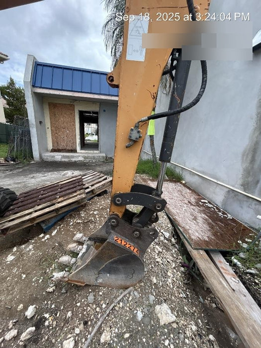 2018 Case CX37C ROPS, LONG ARM, RUBBER TRACKS, AUX HYD