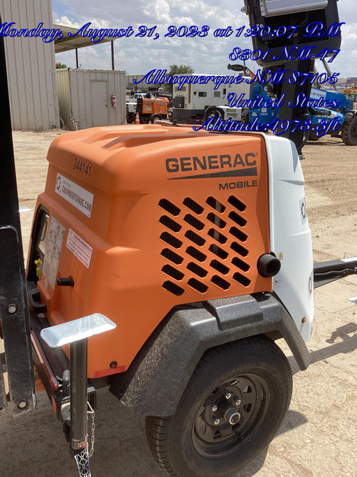2023 Generac MLT2 Diesel, Flex Switch 120V Input, Powerzone Controller, (4) 320W LED Lights, 4kW Generator, 39.9 Gal Fuel Tank, 2" Ball, T3