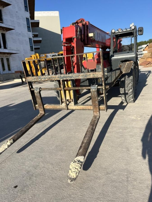 2018 Manitou MTA10055 Manitou MTA 10055 w/Cab/Heat/AC, Work Lights/Strobe, Aux Hyd, Solid Tires, Lift Hook, 66" Carriage, 60" Forks