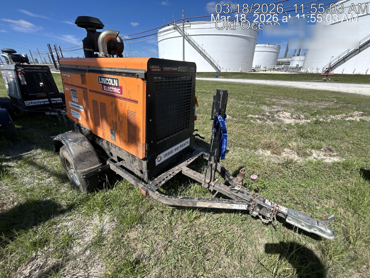 2022 Lincoln Electric Vantage 549X Crosslink Technology, Trailer Mounted, ES Decals, T3