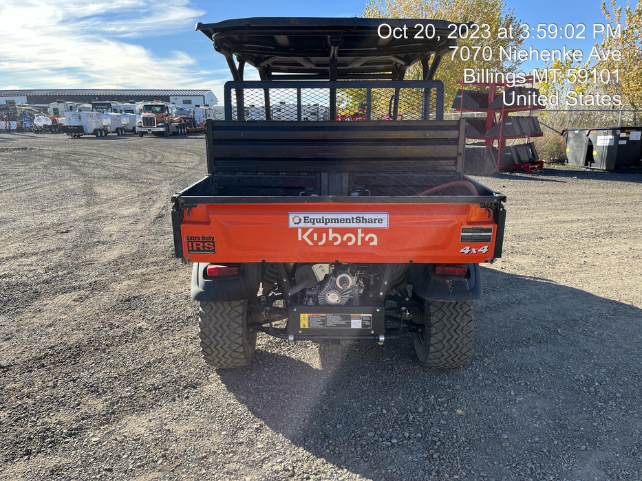 2022 Kubota RTV-X1140W-H Plastic Canopy, Windshield Acrylic Clear, LED Strobe Light, Wire Harness Kit, Back up Alarm