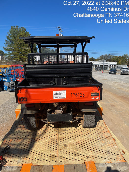 2021 Kubota RTV-X1140W-H Plastic Canopy, Windshield Acrylic Clear, LED Strobe Light, Wire Harness Kit, Back up Alarm