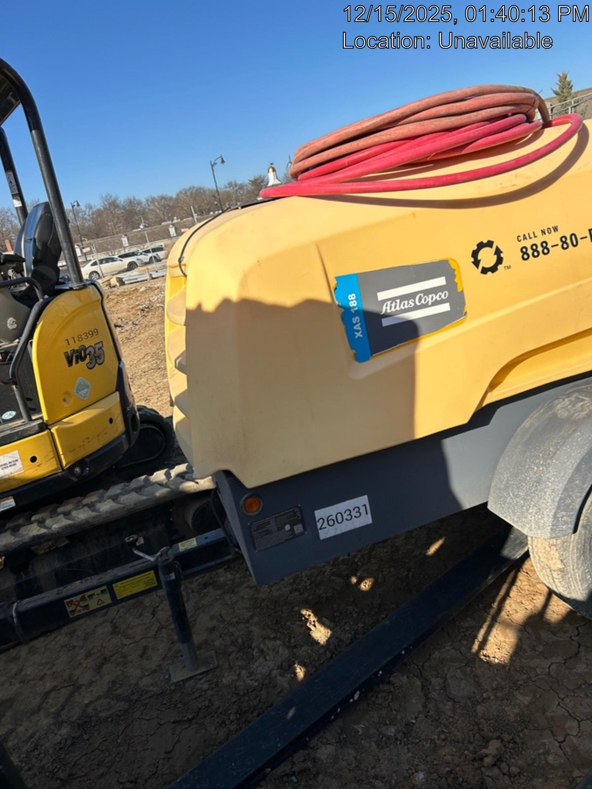 2022 ATLAS COPCO XAS188 CWK