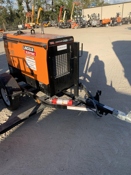 2021 Lincoln Electric Vantage 322 Vantage 322 Ready Pak 3 w/ Decals, ORANGE (includes trailer, cable rack, fender light kit) NO Telematics