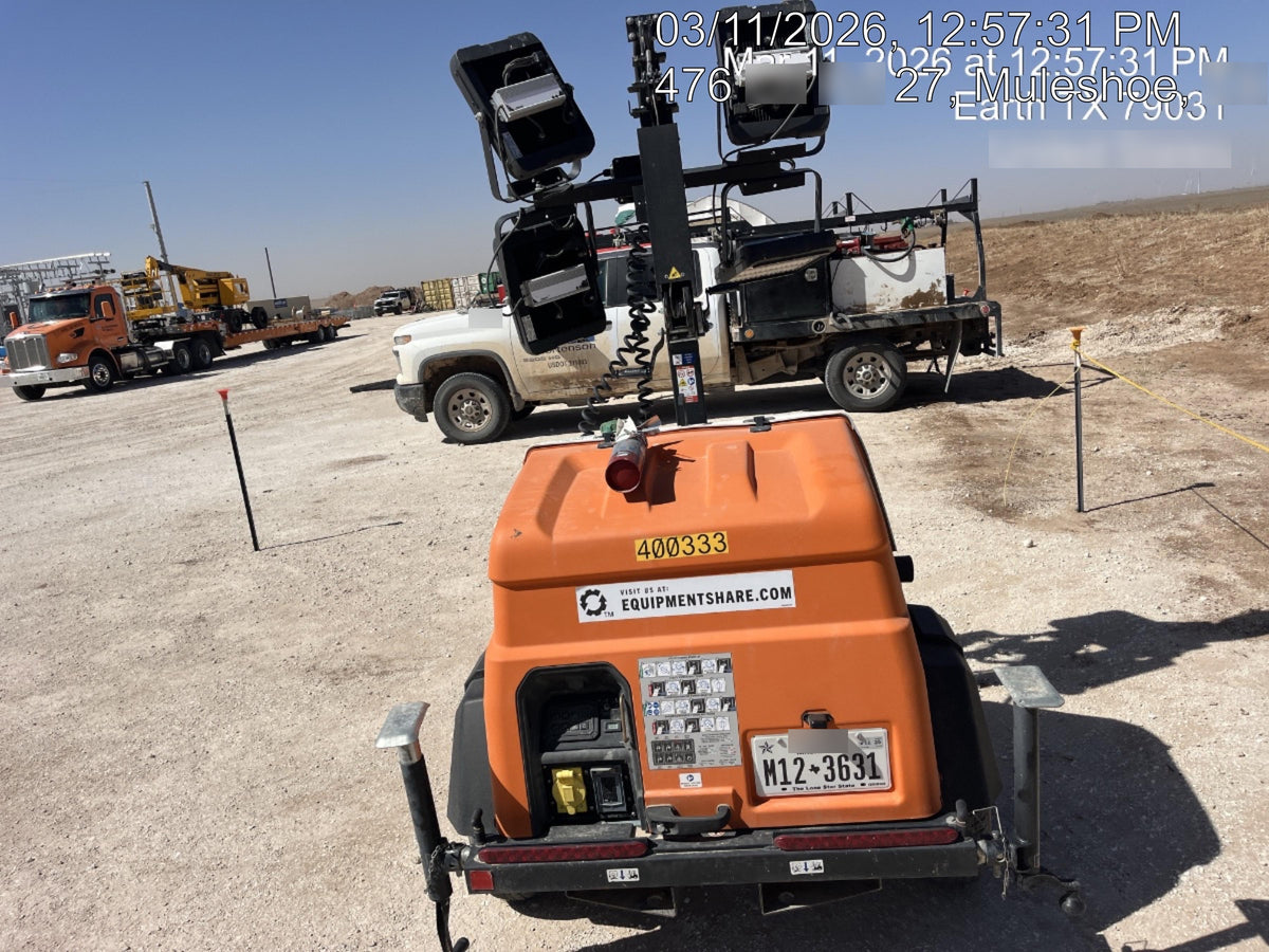 2024 Generac MLT2 Diesel, Flex Switch 120V Input, Powerzone Controller, 
(4) 320W LED Lights, 4kW Generator, 39.9 Gal Fuel Tank, 2" Ball, T3
