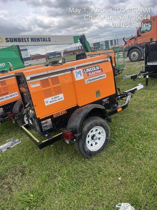 2023 Lincoln Electric LE400 Kubota V1505, Trlr, Cable Rack, Light Kit, ES Decals, T3