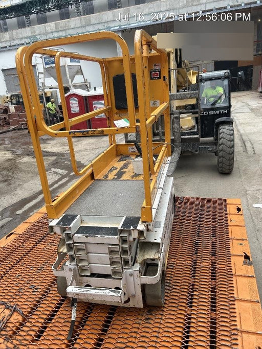 Custom Equipment HB-1430 <ul>
 <li>Hy-Brid Scissor Lift</li>
  <li>Platform capacity up to 670 lbs.</li>
  <li>Working height up to 20 ft</li>
  <li>Weighs under 1,700 lbs.</li>
  <li>Non-marking wheels </li>
</ul>