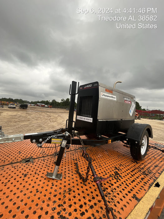 2024 Lincoln Electric LE400 Kubota V1505, Trlr, Cable Rack, Light Kit, ES Decals, T3