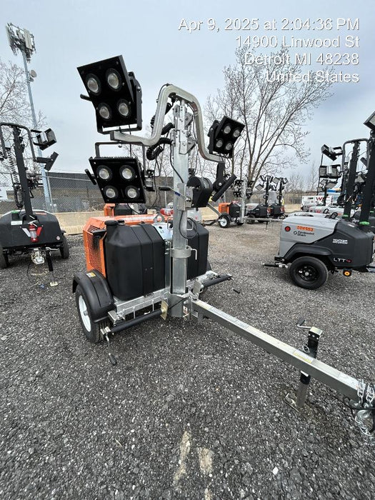 2024 Wanco WLTT-4MM4K Diesel, Deep Sea Controller, Shore Power Plug, Auto Start, (4) 350W LED Floodlights, 4kW Generator, 60 Gal Fuel Tank, 2" Ball, T3