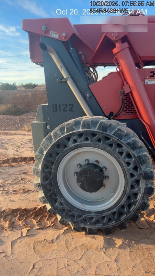 2018 Manitou MTA10055 Manitou MTA 10055 w/Open ROPS, Work Lights/Strobe, Aux Hyd, Solid Tires, Lift Hook, 66" Carriage, 60" Forks