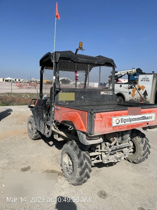 2019 Kubota RTV-XG850WL-H 4wd Utility Cart, Gas, 2 Seat, LED Strobe, Windshield Tempered Glass, Plastic Canopy, Wire Harness Kit, Backup Alarm