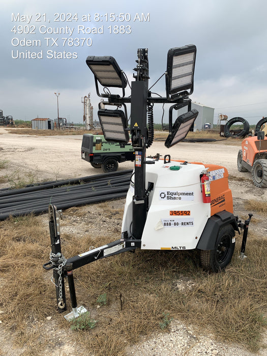 2024 Generac MLT2 Diesel, Flex Switch 120V Input, Powerzone Controller, 
(4) 320W LED Lights, 4kW Generator, 39.9 Gal Fuel Tank, 2" Ball, T3