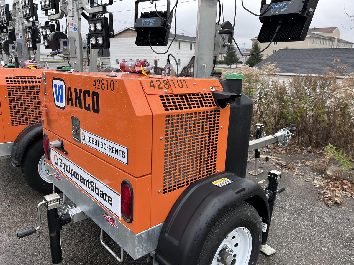 2024 Wanco WLTT-4MM4K Diesel, Deep Sea Controller, Shore Power Plug, Auto Start, (4) 350W LED Floodlights, 4kW Generator, 60 Gal Fuel Tank, 2" Ball, T3