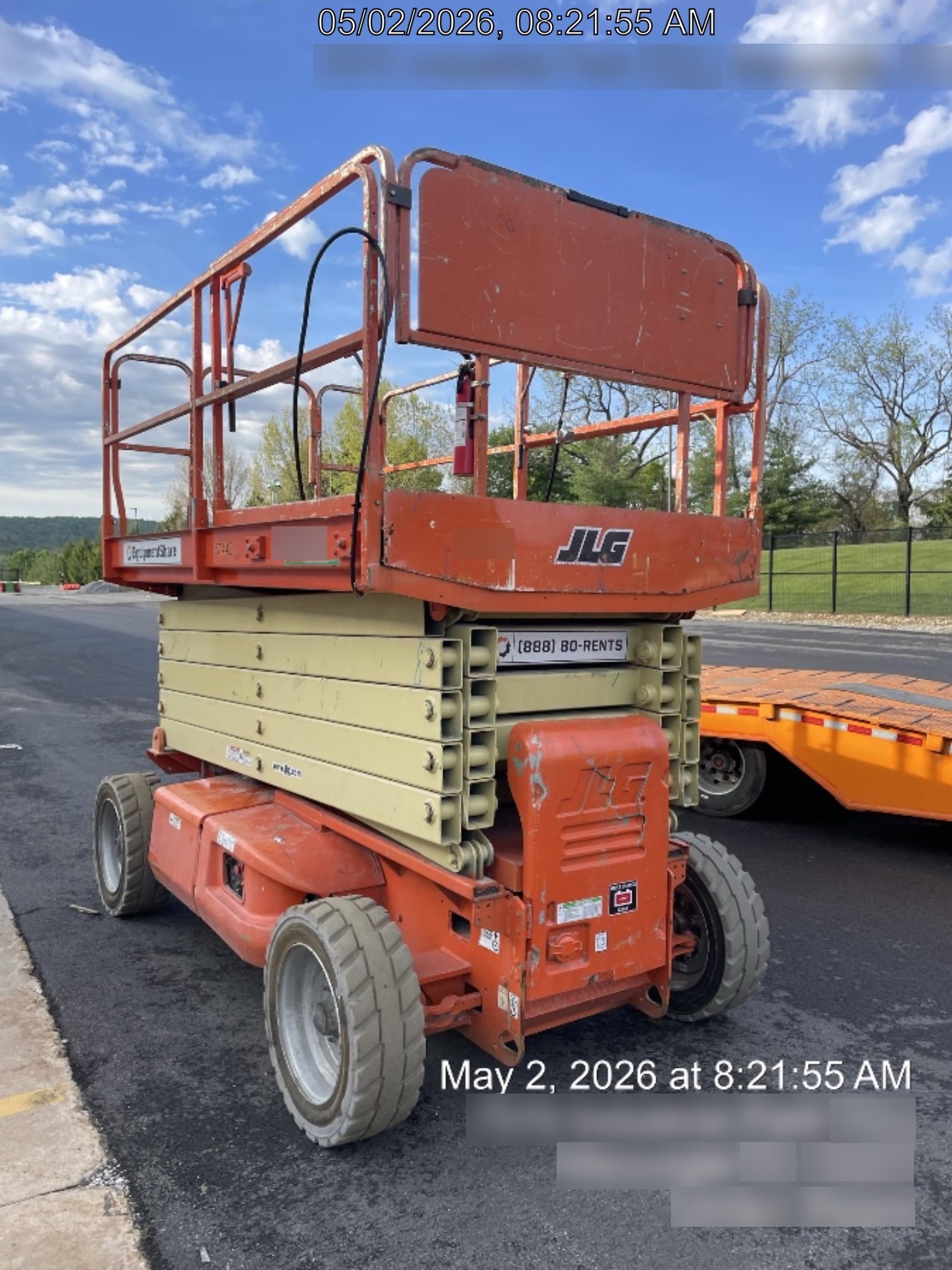 2007 JLG 4069LE Standard Rental Specs