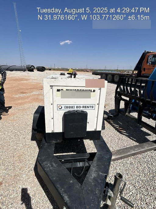 2020 Multiquip DLW400ESA4 400 amp Welder, 14kW, 120/240V, T4F Kubota, Trailer