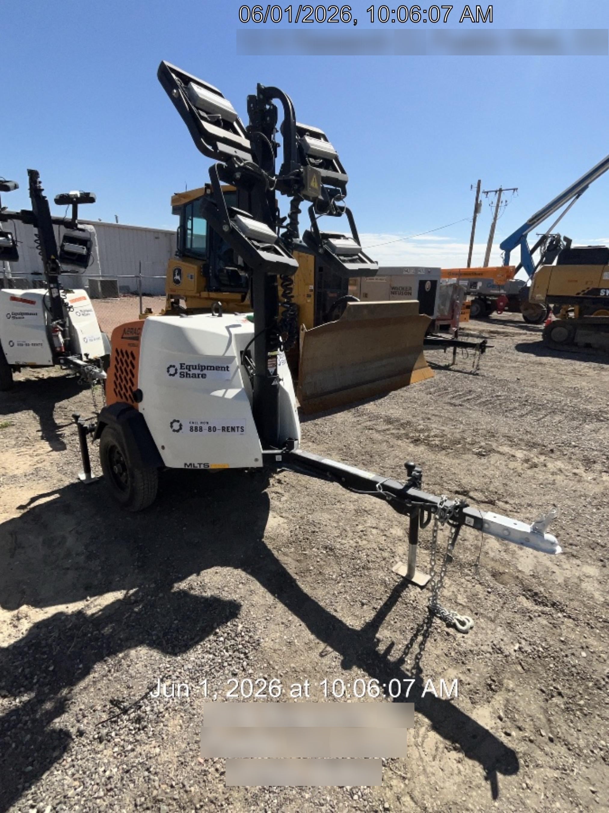 2023 Generac MLT2 Diesel, Flex Switch 120V Input, Powerzone Controller, 
(4) 320W LED Lights, 4kW Generator, 39.9 Gal Fuel Tank, 2" Ball, T3