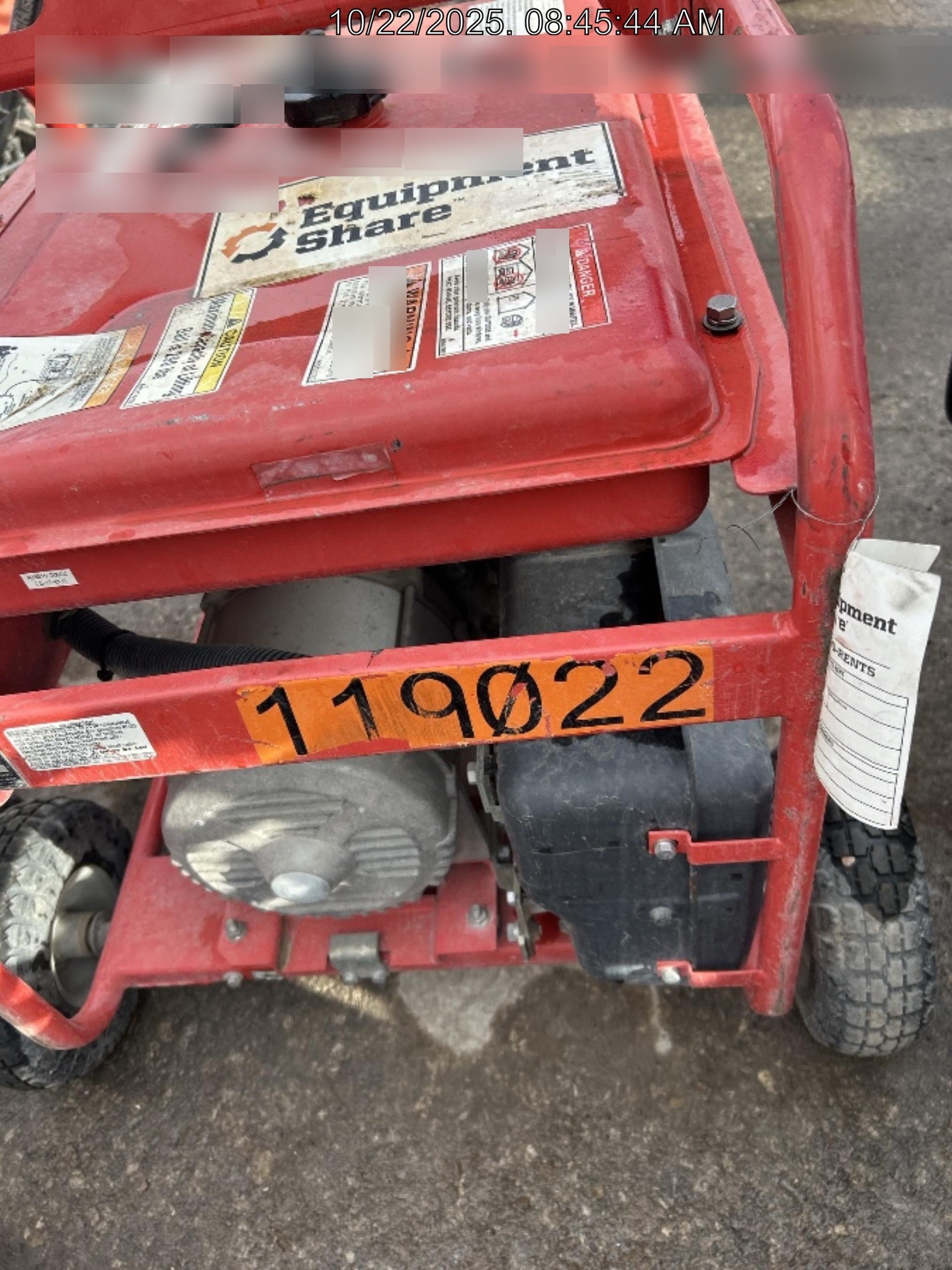 2020 Multiquip GA6HR Gen 6kW Honda GX340 GFCI Wheel Kit