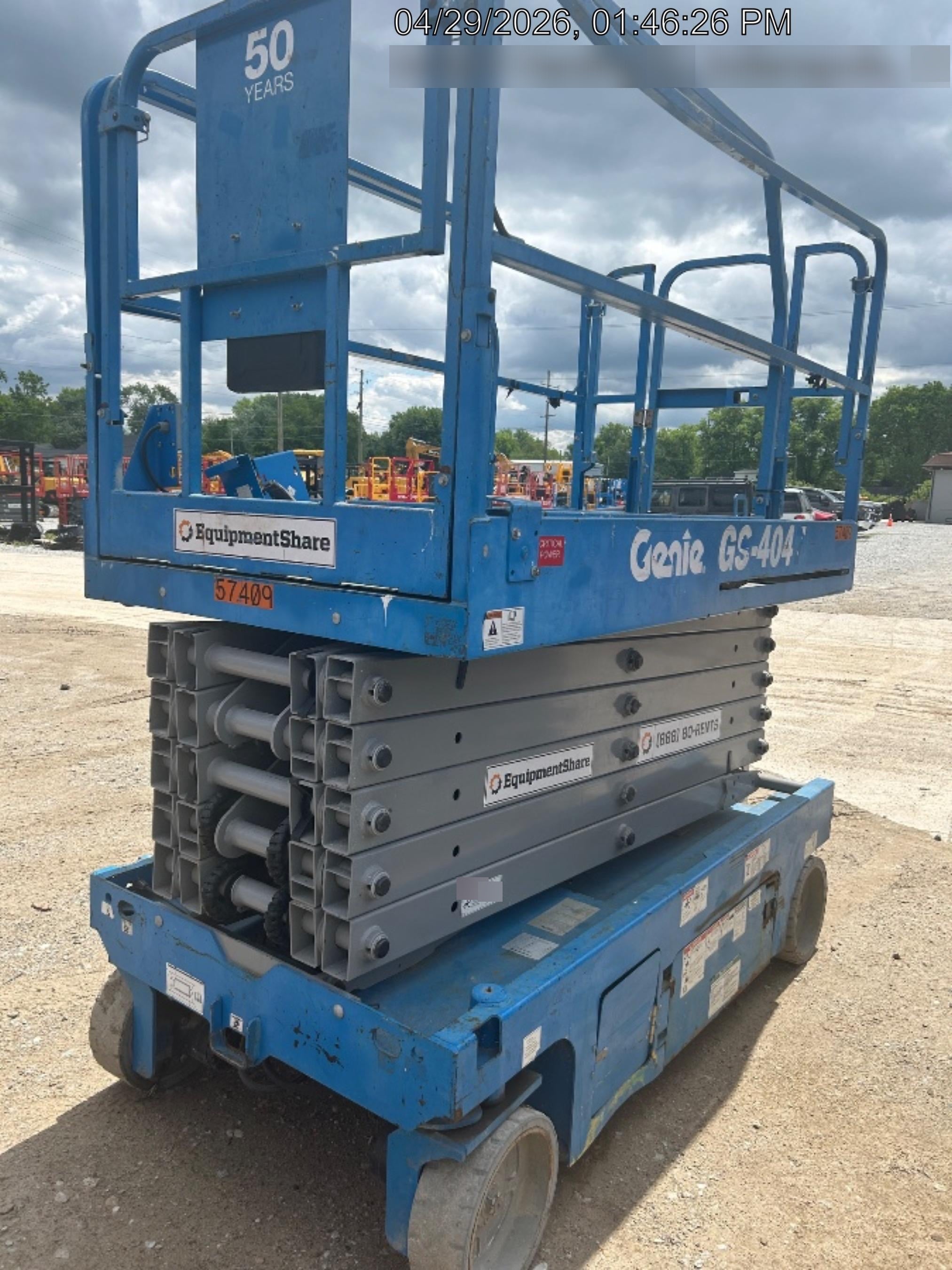 2016 Genie GS-4047 Standard Rental Specs