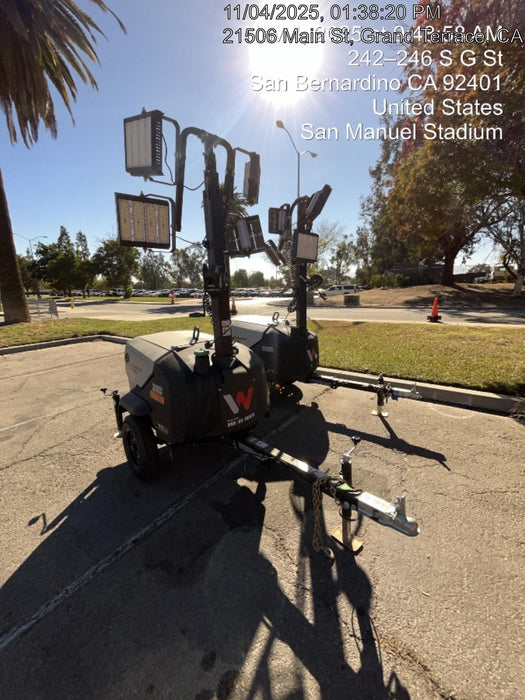 2024 Wacker Neuson LTT4 Diesel, Kohler KDW702, Deep Sea Controller, Auto Start, LED 320W, Bypass Outlet, T3