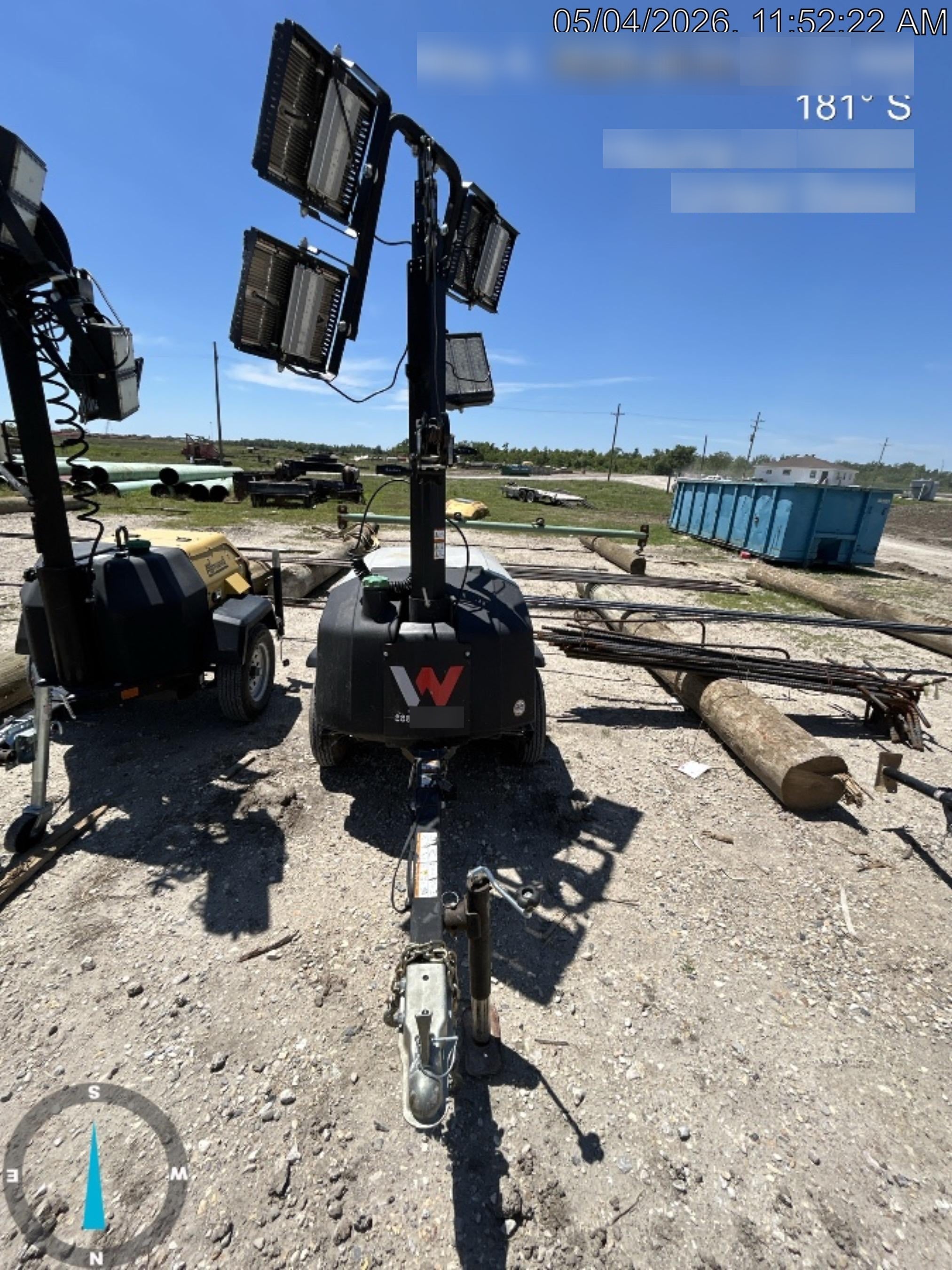 2024 Wacker Neuson LTT4 Diesel, Kohler KDW702, Deep Sea Controller, Auto Start, LED 320W, Bypass Outlet, T3