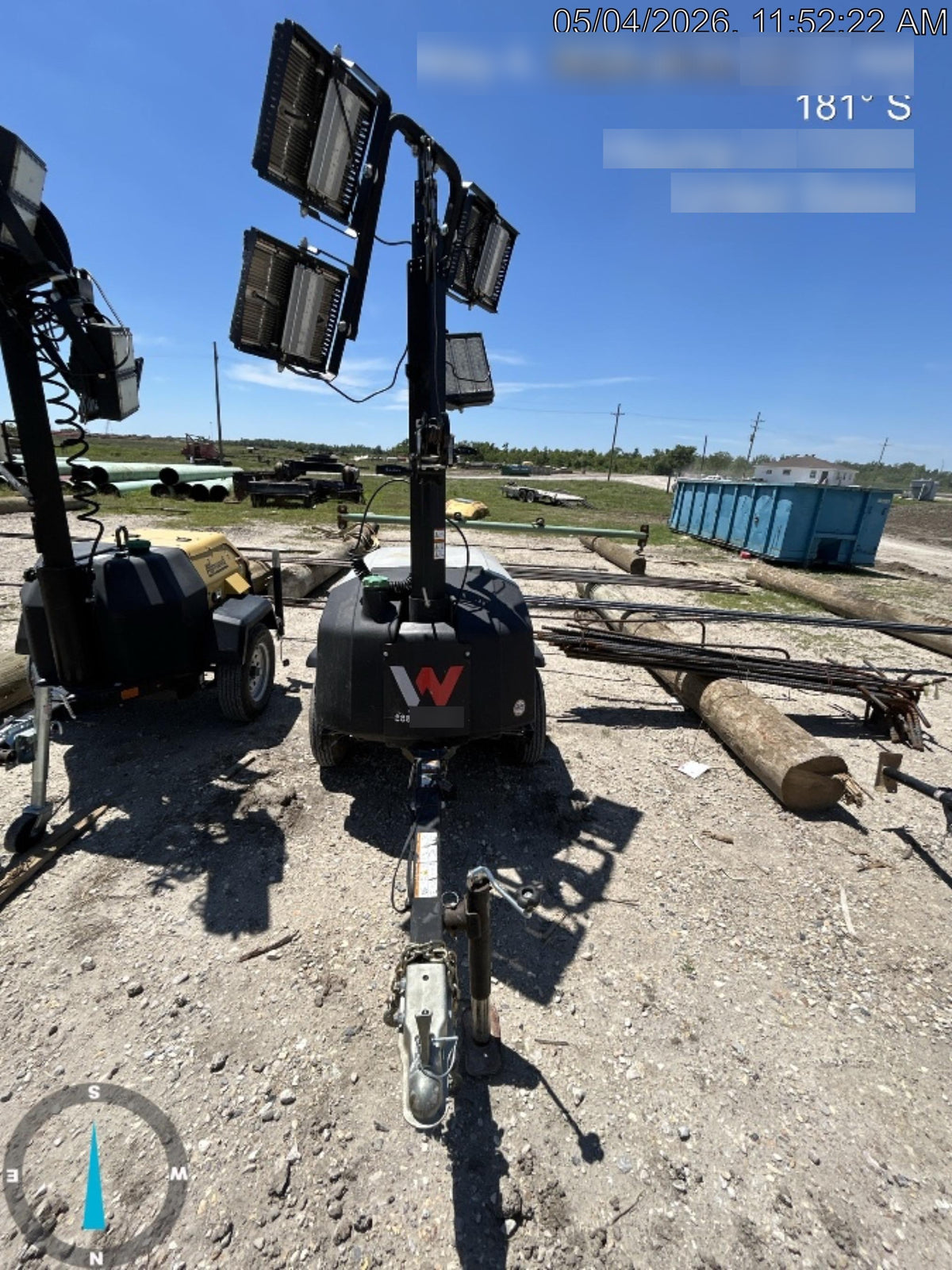 2024 Wacker Neuson LTT4 Diesel, Kohler KDW702, Deep Sea Controller, Auto Start, LED 320W, Bypass Outlet, T3