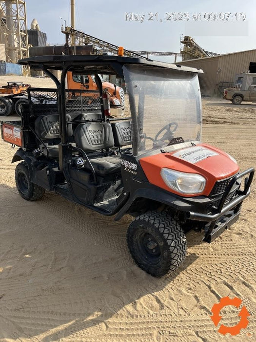 2022 Kubota RTV-X1140W-H Plastic Canopy, Windshield Acrylic Clear, LED Strobe Light, Wire Harness Kit, Back up Alarm