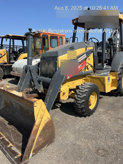 2019 John Deere 310LEP 4WD, Canopy, Standard dipper, ISO Controls, Rear Auxiliary Hydraulics, Manual QC w/Buckets: 12”, 18”, and 24”