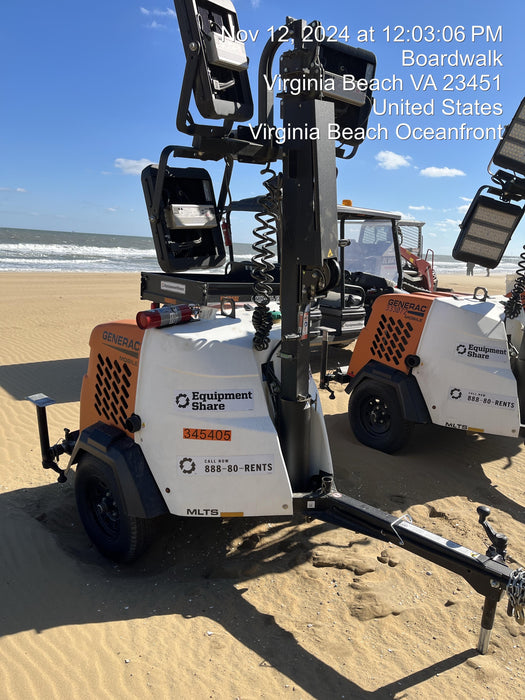 2023 Generac MLT2 Diesel, Flex Switch 120V Input, Powerzone Controller, (4) 320W LED Lights, 4kW Generator, 39.9 Gal Fuel Tank, 2" Ball, T3