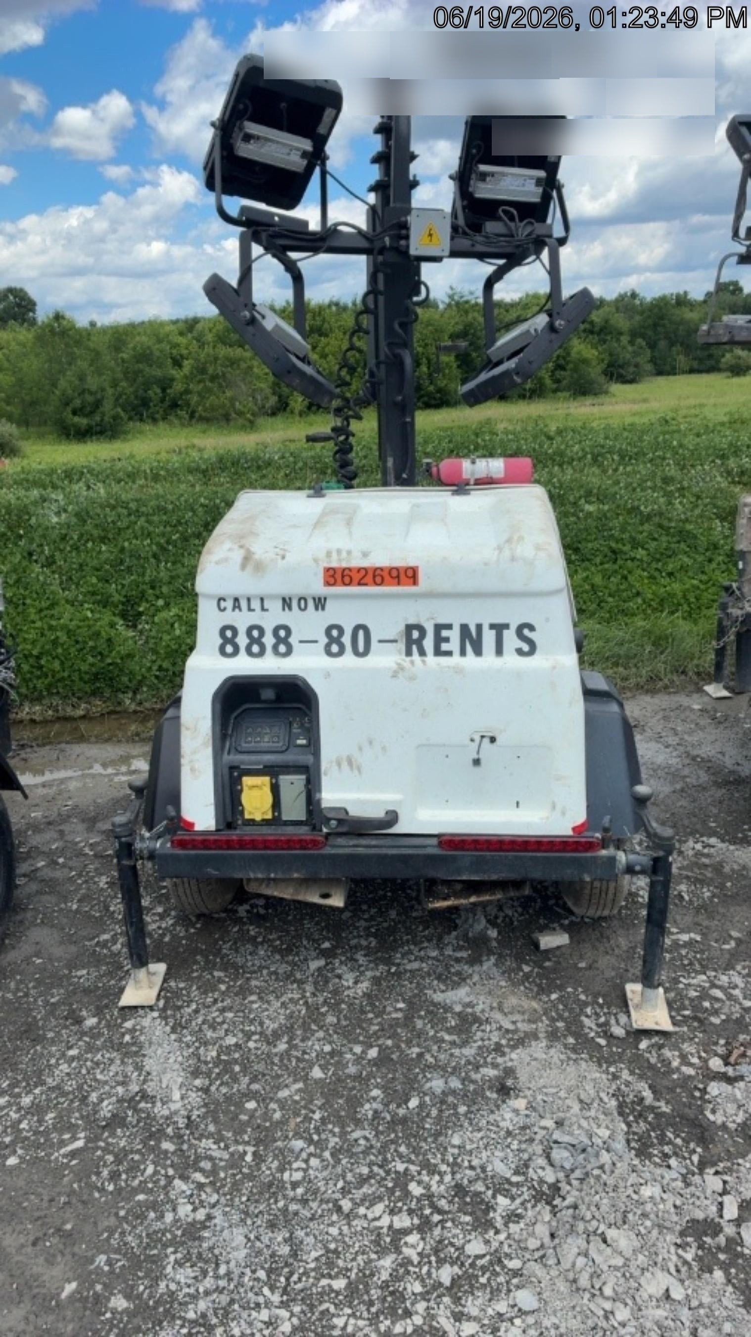 2023 Generac MLT2 Diesel, Flex Switch 120V Input, Powerzone Controller, 
(4) 320W LED Lights, 4kW Generator, 39.9 Gal Fuel Tank, 2" Ball, T3