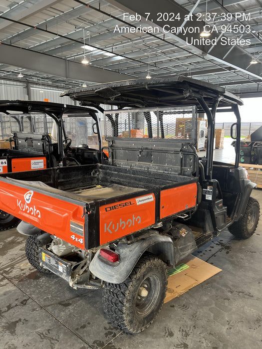 2021 Kubota RTV-X1140W-H Plastic Canopy, Windshield Acrylic Clear, LED Strobe Light, Wire Harness Kit, Back up Alarm