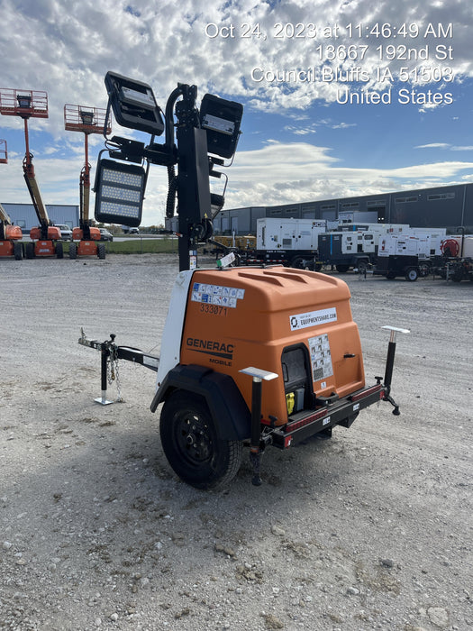 2023 Generac MLT2 Diesel, Flex Switch 120V Input, Powerzone Controller, (4) 320W LED Lights, 4kW Generator, 39.9 Gal Fuel Tank, 2" Ball, T3